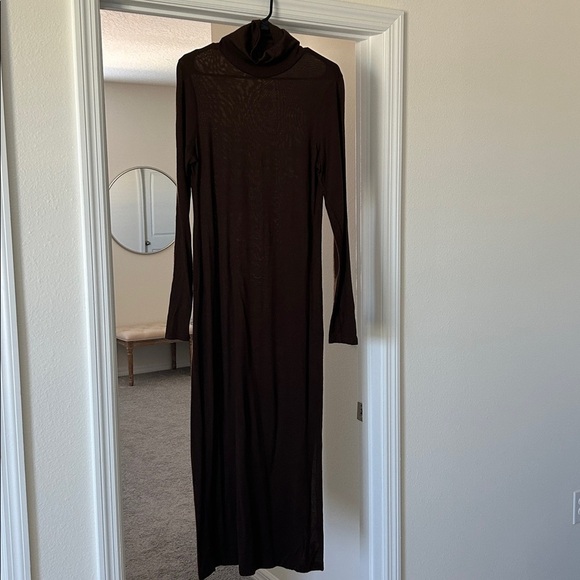 Ralph Lauren Brown Long Sleeve Sweater Dress - Picture 5 of 13